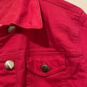 Hot Pink Jeans Jacket